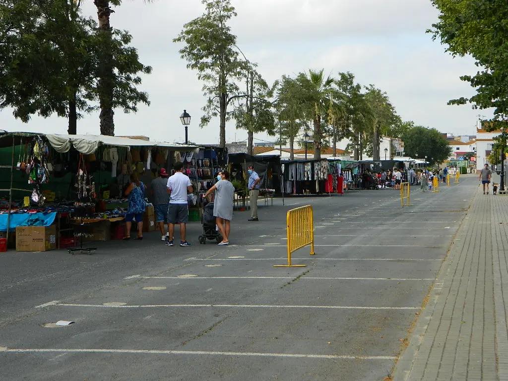 El Ayuntamiento de Trigueros traslada de forma provisional el Mercadillo a la calle Pacífico