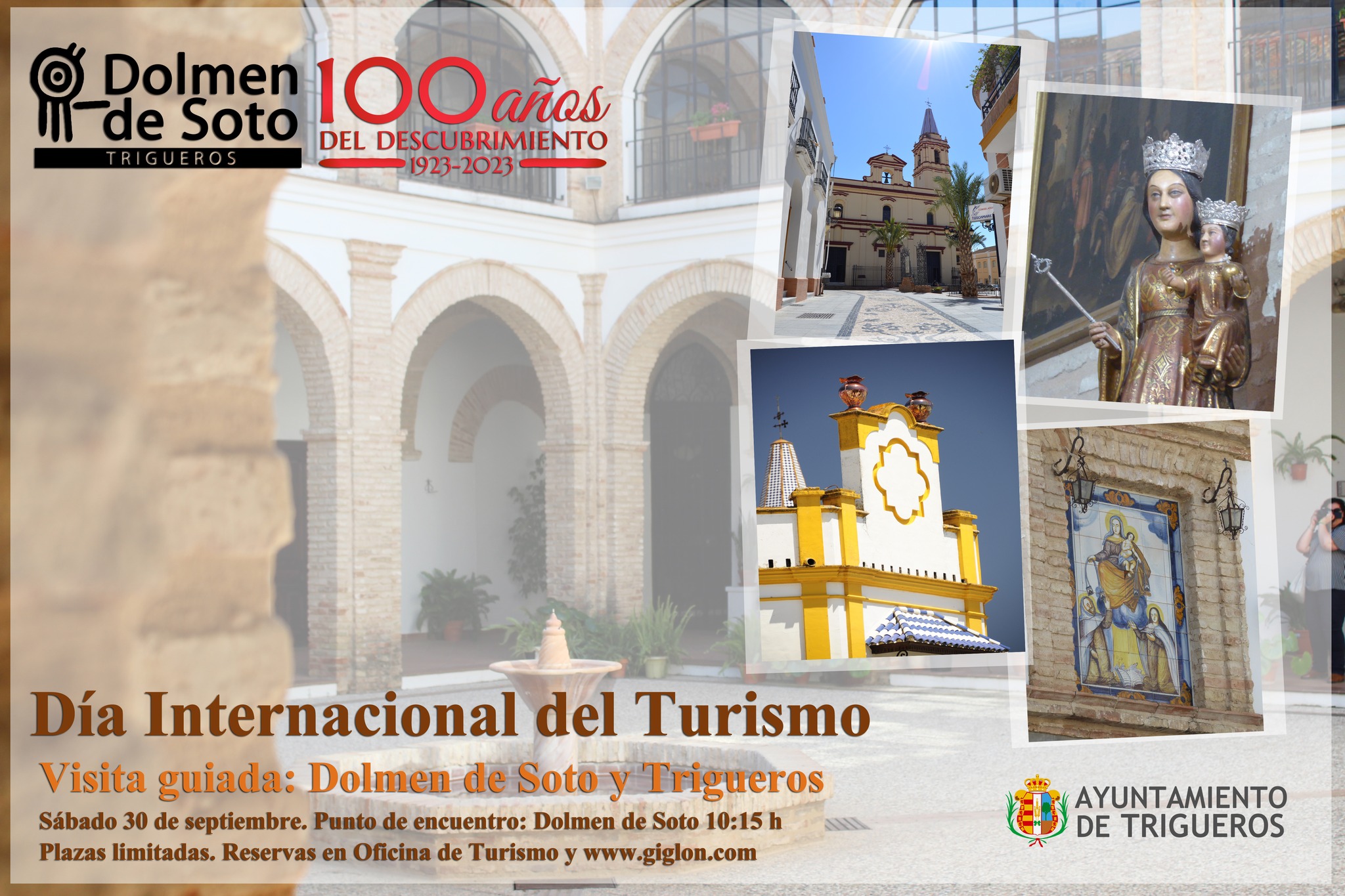 El Ayuntamiento de Trigueros celebra el 30 de septiembre el Día del Turismo con una visita guiada por nuestro pueblo